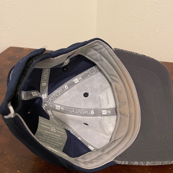 New Era NFL Seattle Seahawks 9Forty Strapback Hat Navy REFLECTIVE WOMENS !! - Picture 8 of 11